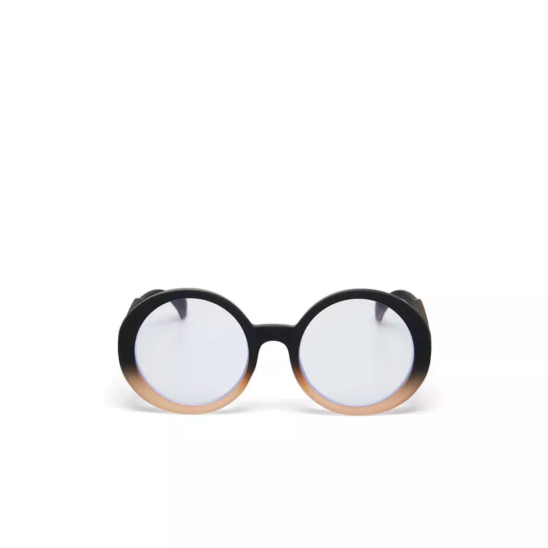LAURA READING GLASSES -  Black Faded Pink