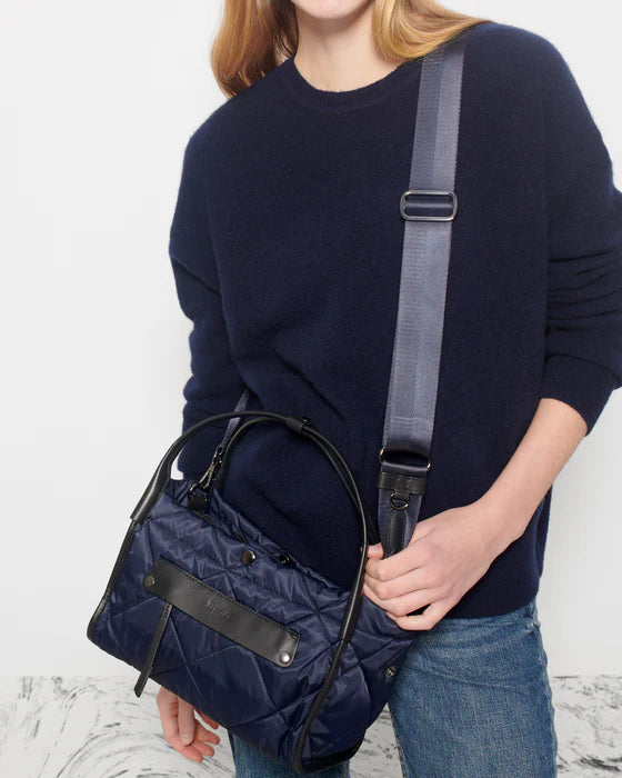 SMALL QUILTED MADISON SHOULDER BAG in Dawn