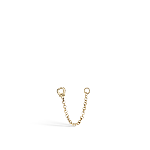 MEDIUM SINGLE CHAIN CONNECTING CHARM in Yellow Gold