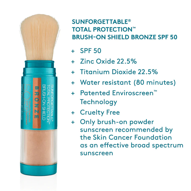 SUNFORGETTABLE TOTAL PROTECTION BRUSH-ON SHIELD SPF 50 Bronze