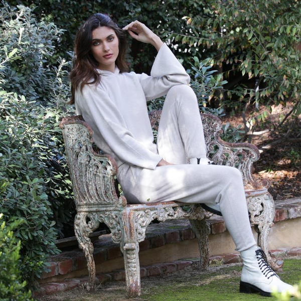HAILEY CASHMERE JOGGERS - NIMBUS – ONE 2 ONE ONLINE