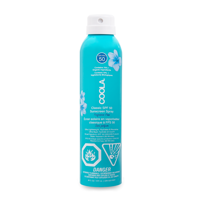 Classic Body SPF 50 Spray - Fragrance-Free