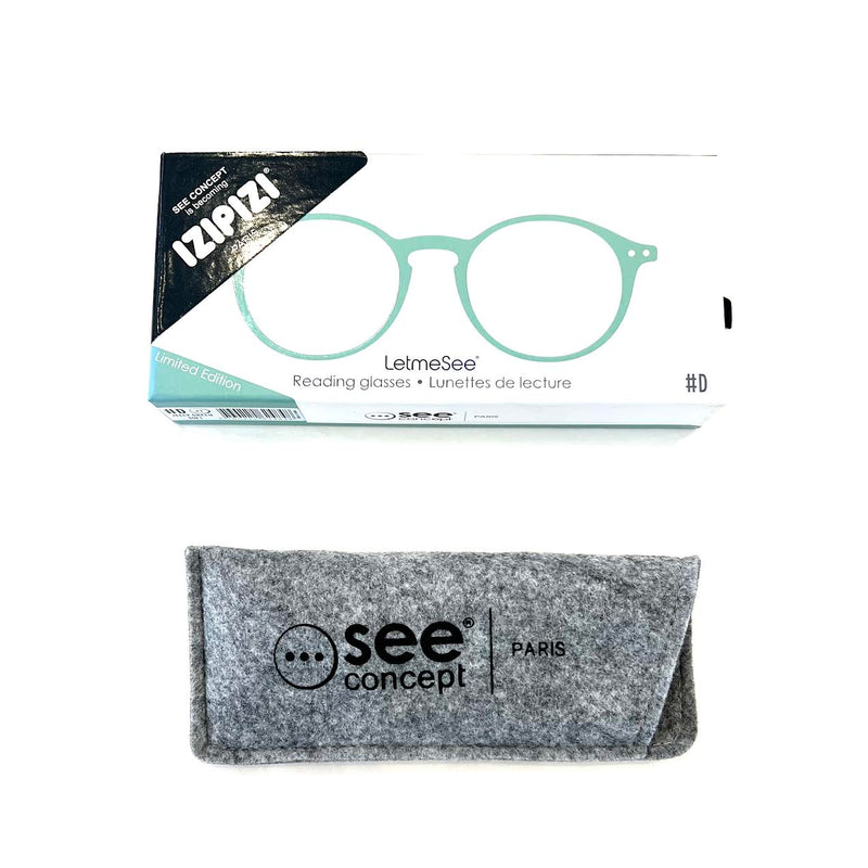 READING GLASSES D JELLY GREEN