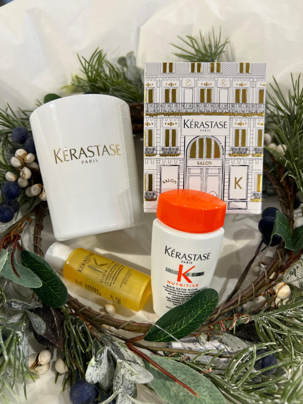 Kerastase Deluxe Samples and Candle - Gift With Purchase