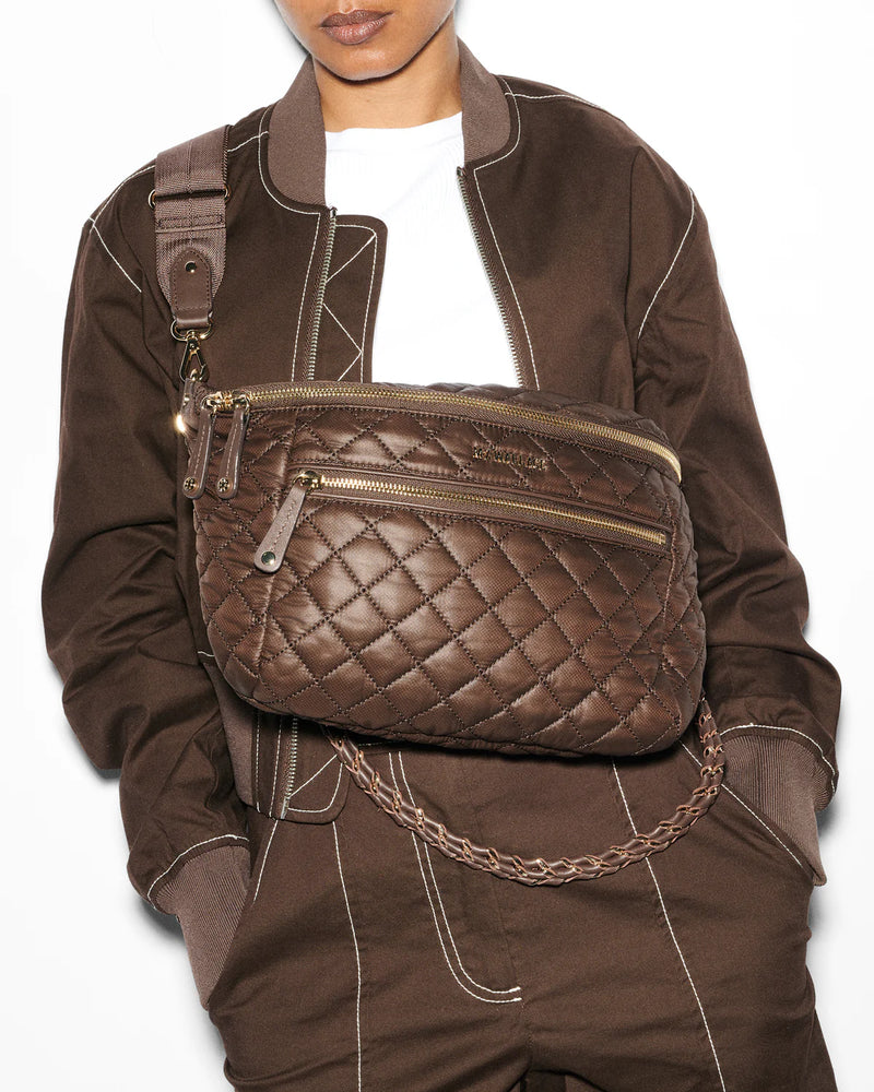 CROSBY CROSSBODY SLING in WALNUT