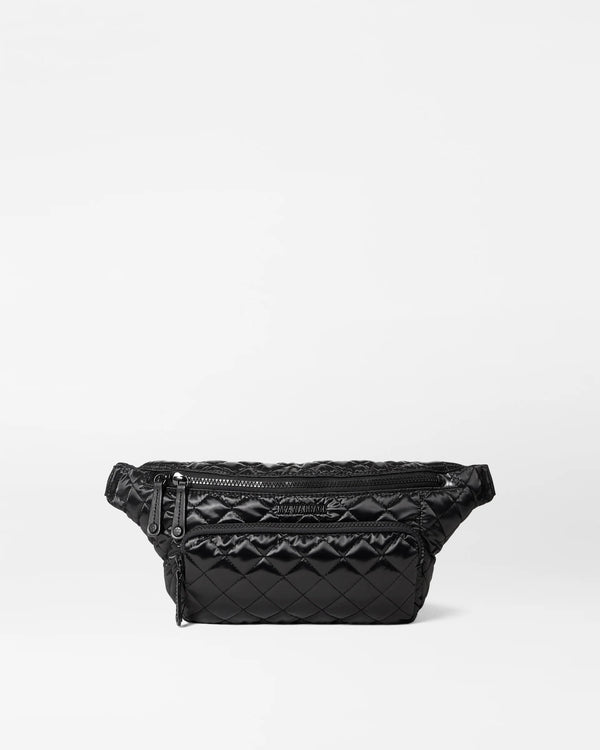 METRO SLING BAG in Black Liquid