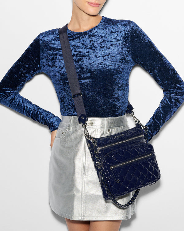 DOWNTOWN CROSBY CROSSBODY in Navy Lacquer