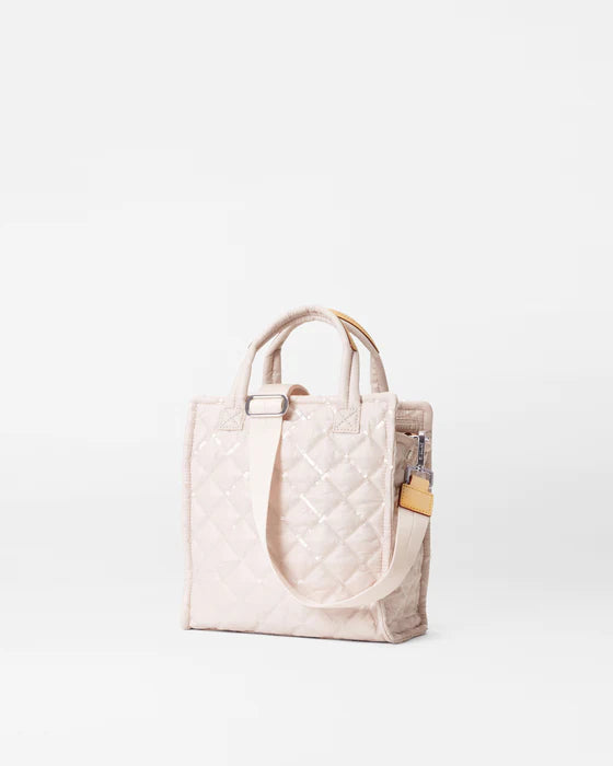 MINI BOX TOTE in Rose with Sequin