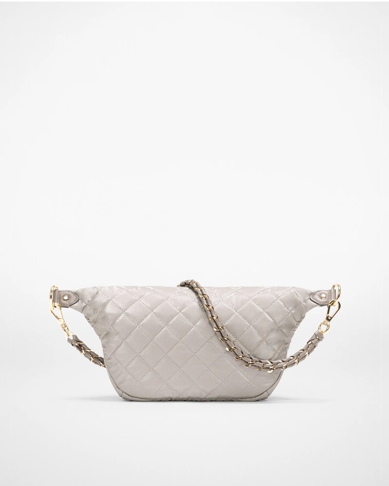 SMALL CROSBY CROSSBODY SLING in Sable Pearl Metallic