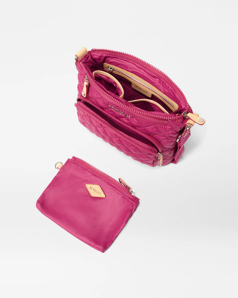 METRO SCOUT CROSSBODY DELUXE in Raspberry