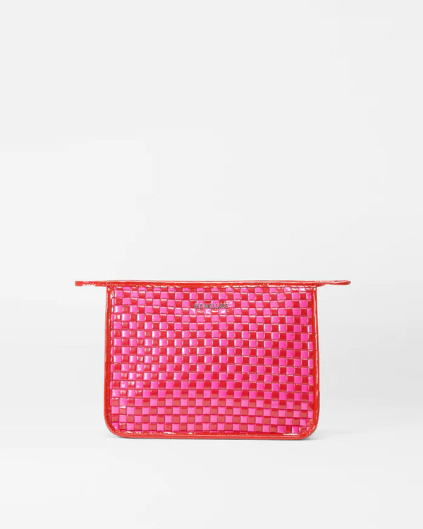 WOVEN CLUTCH in Candy Lacquer