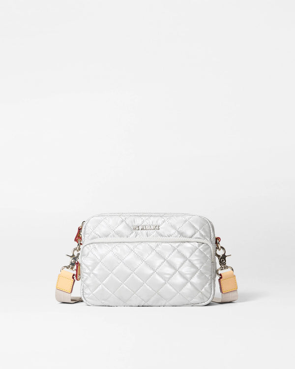 SMALL METRO CAMERA BAG in Oyster Metallic