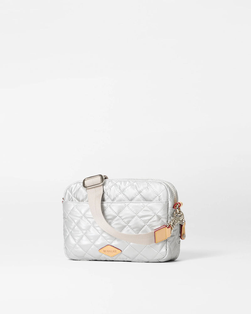 SMALL METRO CAMERA BAG in Oyster Metallic