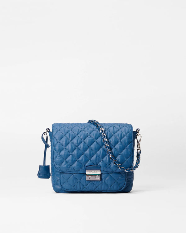 MEDIUM CROSBY LOCK CROSSBODY in FRENCH BLUE