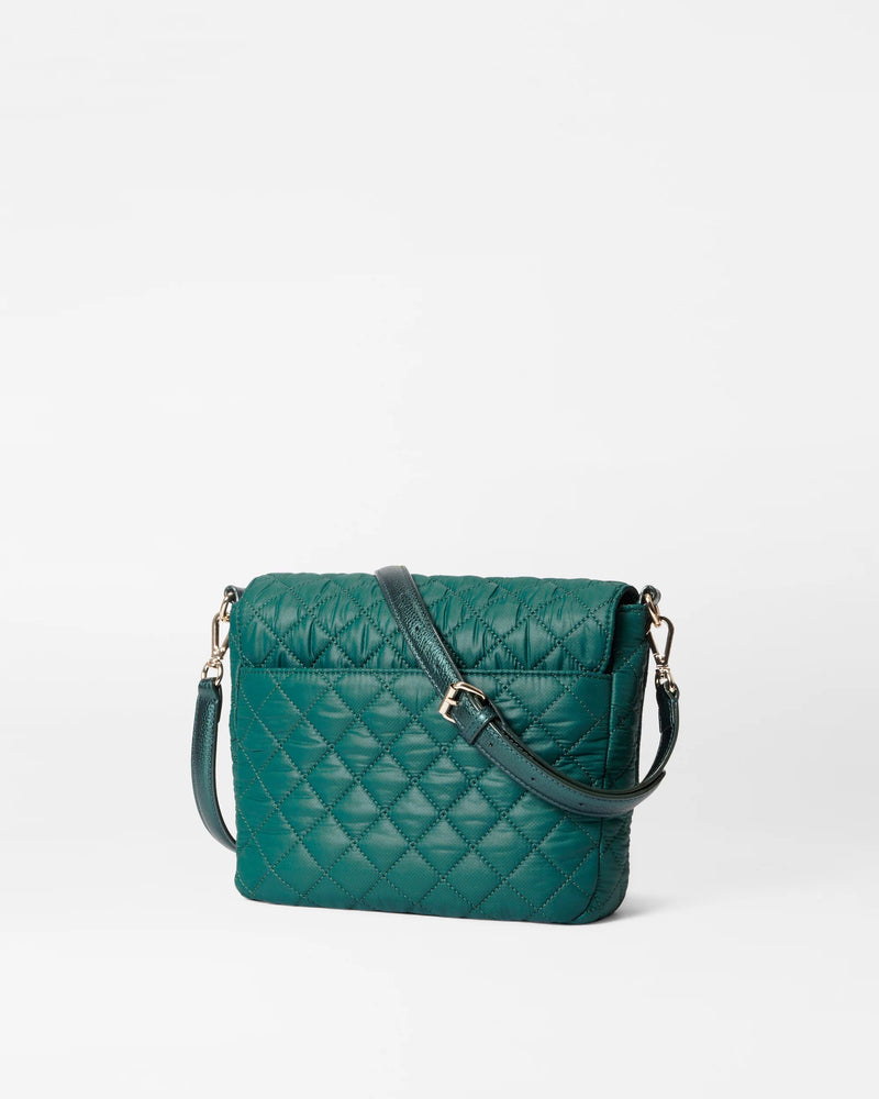MEDIUM CROSBY LOCK CROSSBODY in EMERALD