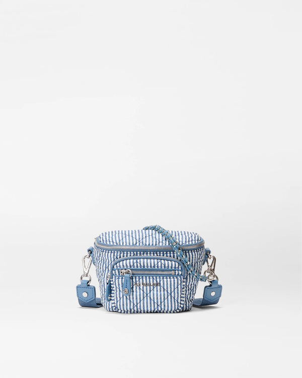 MICRO CROSBY SLING in Seersucker