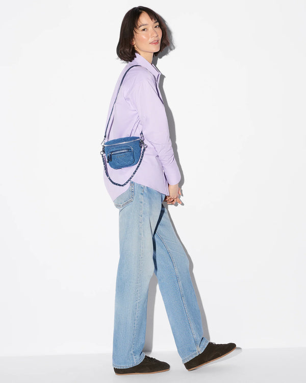 MZ WALLACE | MICRO CROSBY SLING in True Blue Denim – ONE 2 ONE ONLINE