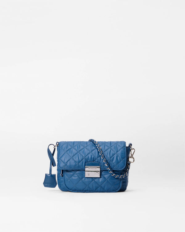 SMALL CROSBY LOCK CROSSBODY in French Blue