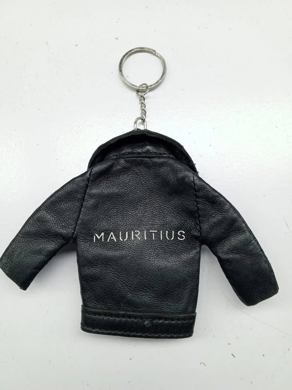 LEATHER JACKET KEYCHAIN