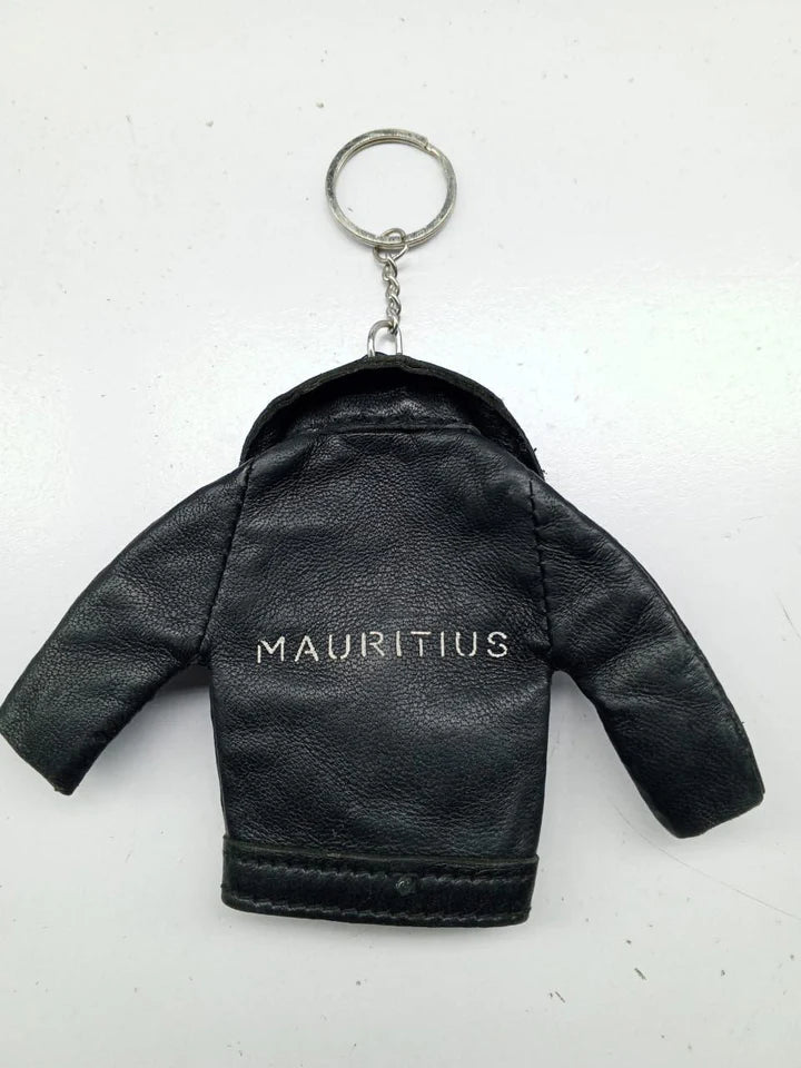 LEATHER JACKET KEYCHAIN