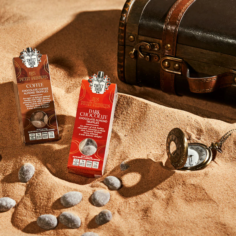LES PETITE PEBBLES - Dark Chocolate Almond Truffles