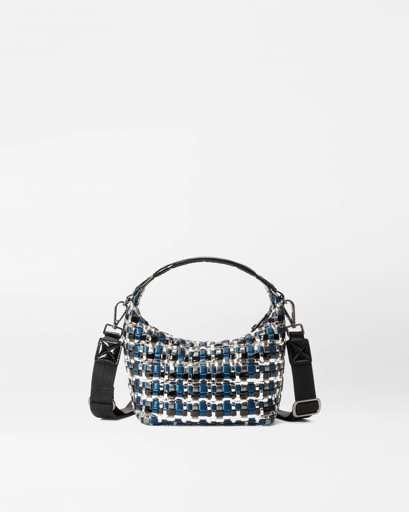 WOVEN MINI HOBO in Midnight Woven