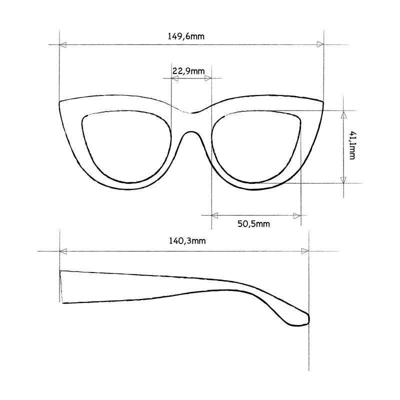 CLAUDIA CAT EYE SUNGLASSES - Classic Havana
