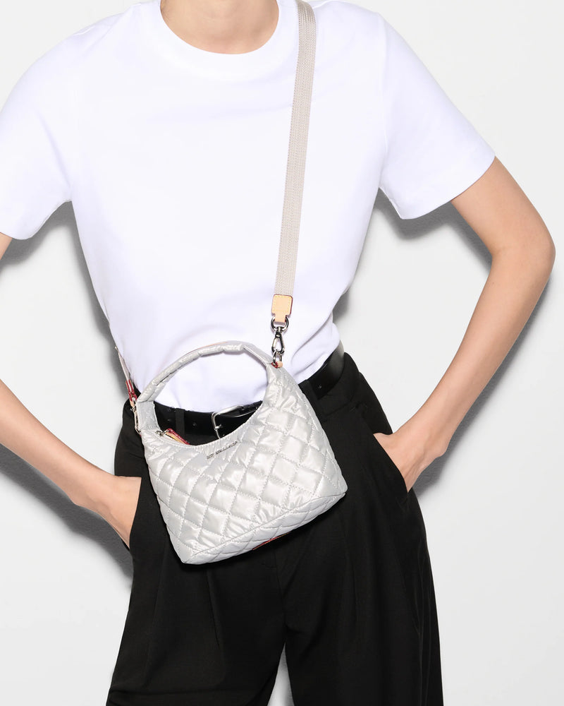 MINI METRO HOBO in Oyster Metallic