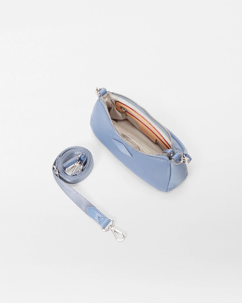 MINI CHELSEA SHOULDER in Stone Blue