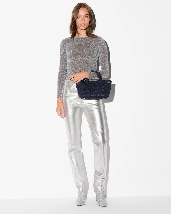MINI CITY TOTE in Midnight Shimmer