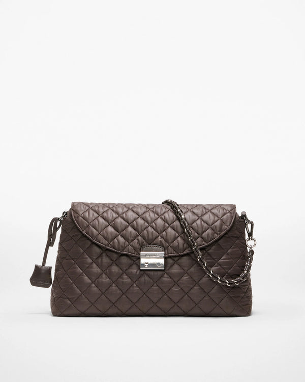 CROSBY LOCK SHOULDER BAG in Espresso