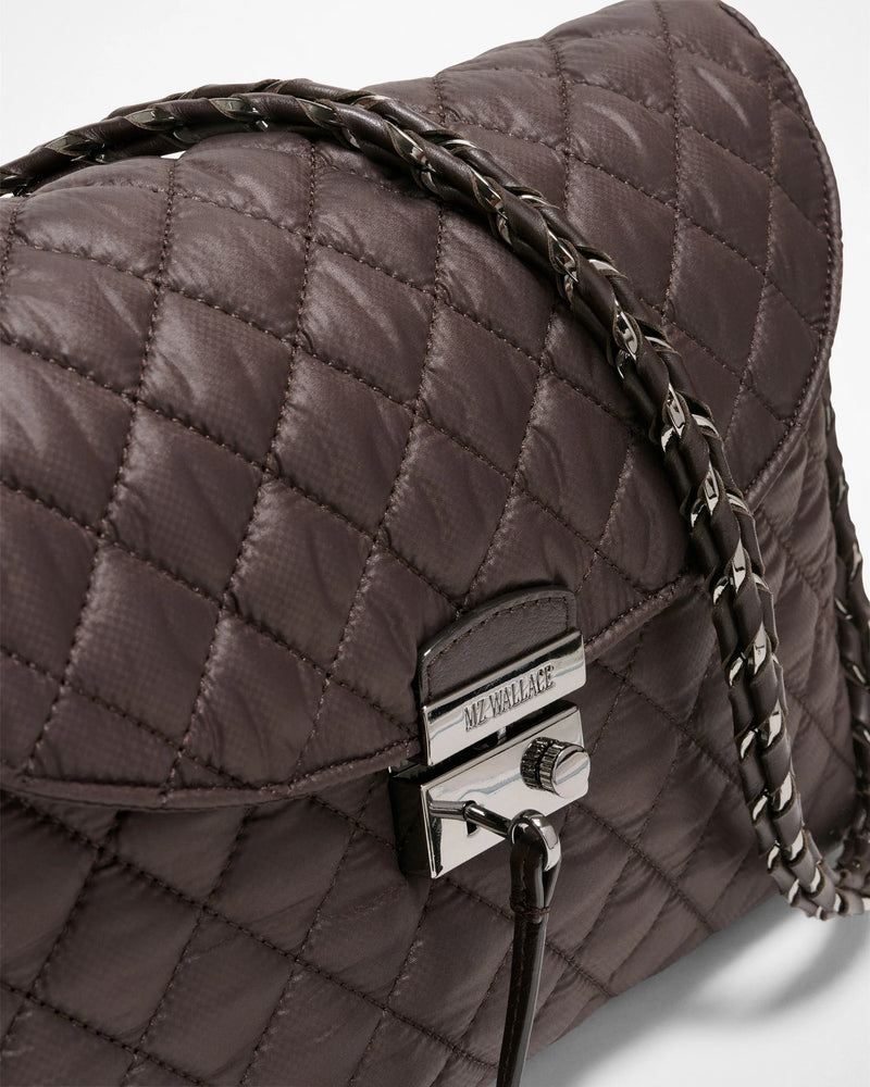 CROSBY LOCK SHOULDER BAG in Espresso