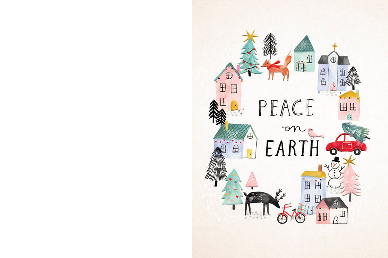 HOLIDAY VILLAGE Boxed Greeting Cards