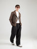 PARAN MEN'S BIKER JACKET - Nut