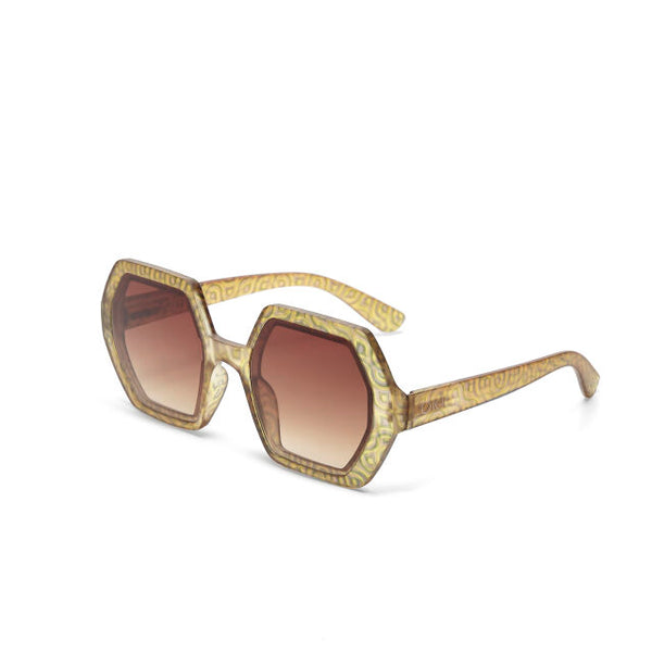 EMMA HEXAGONAL SUNGLASSES - Sixties Decor