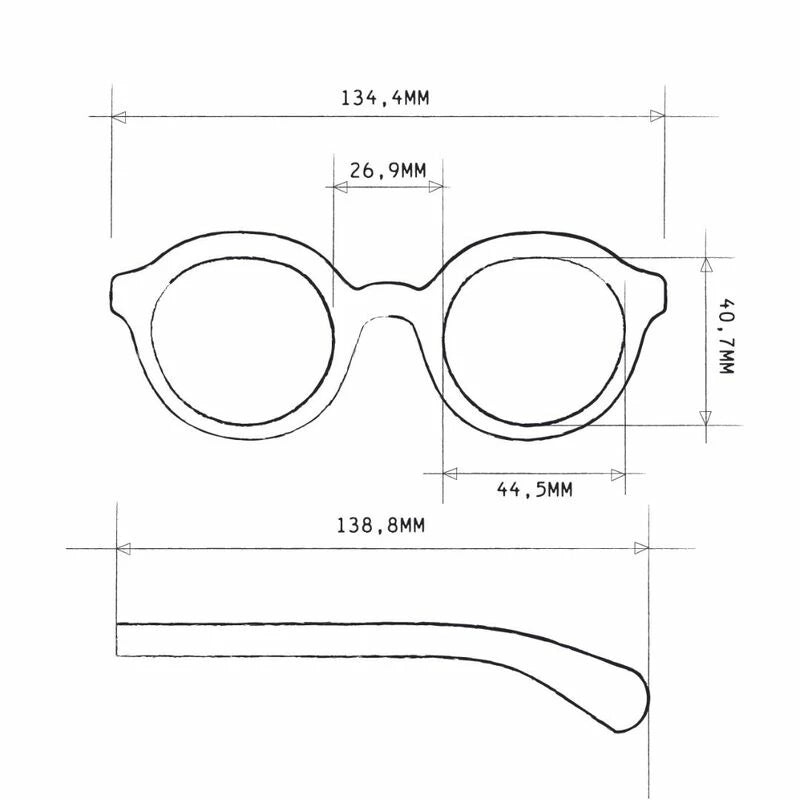 LAURO READING GLASSES - Dust Pink