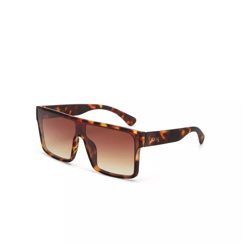 TOKYO SQUARE SUNGLASSES -Classic Havana