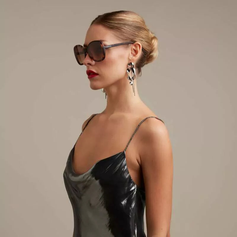 ANNA BUTTERFLY SUNGLASSES - Classic Havana