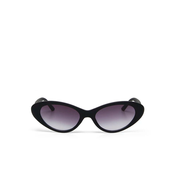 LINA SMALL CAT EYE SUNGLASSES - Black