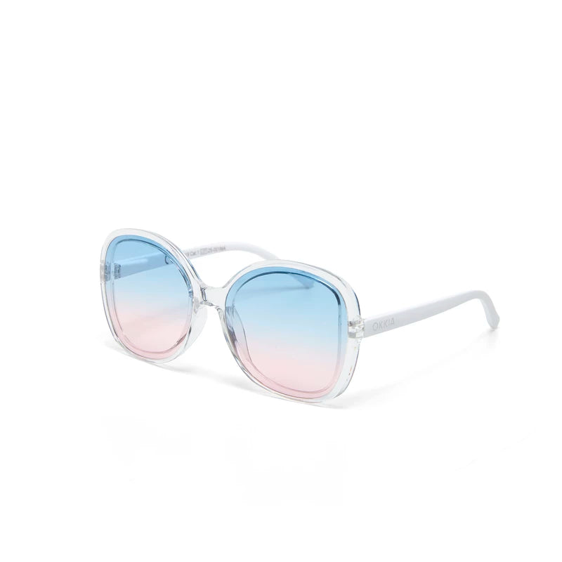 ANNA BUTTERFLY SUNGLASSES - Transparent Clear