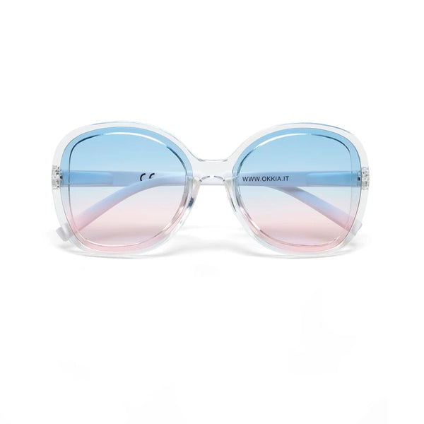 ANNA BUTTERFLY SUNGLASSES - Transparent Clear