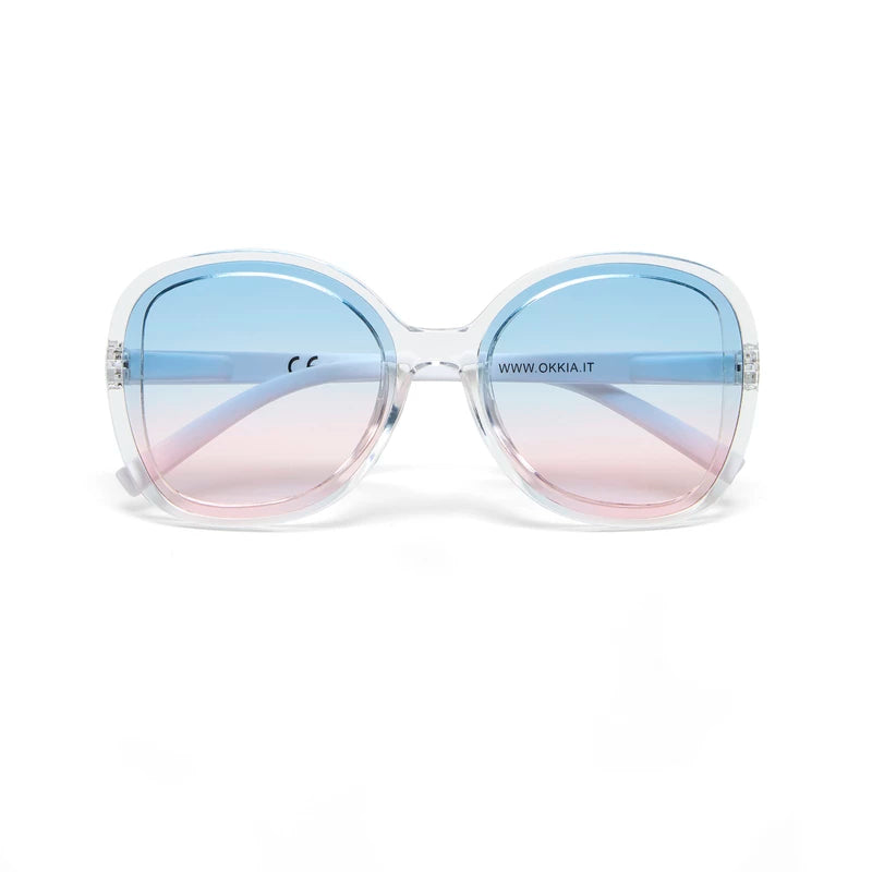 ANNA BUTTERFLY SUNGLASSES - Transparent Clear