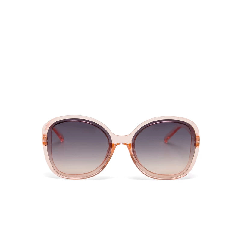 ANNA BUTTERFLY SUNGLASSES - Transparent Pink