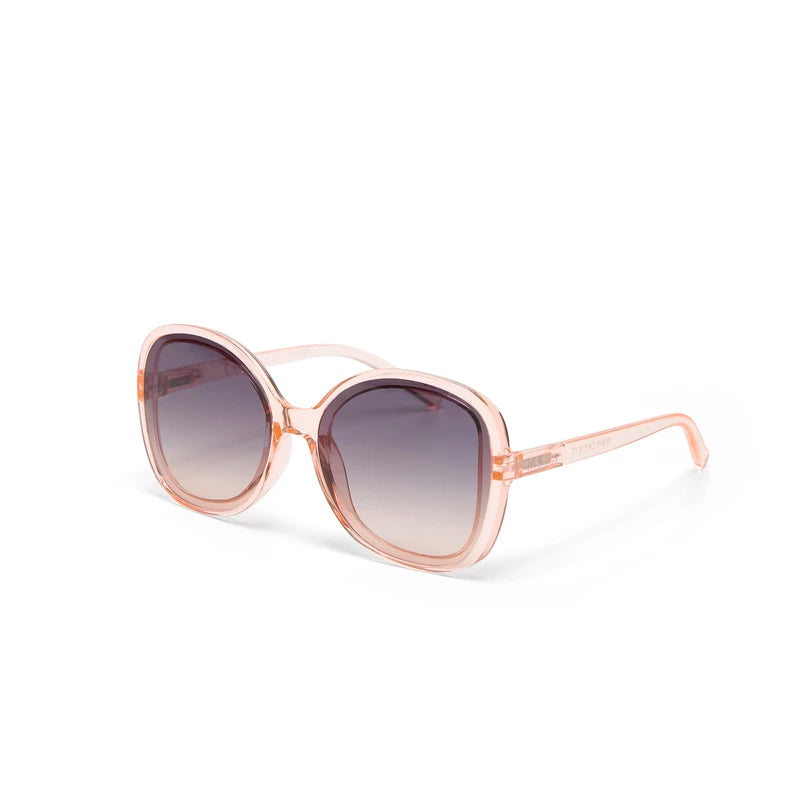ANNA BUTTERFLY SUNGLASSES - Transparent Pink