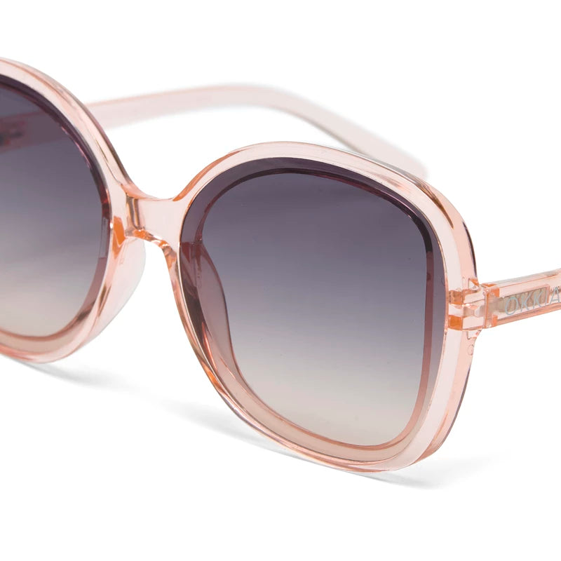 ANNA BUTTERFLY SUNGLASSES - Transparent Pink