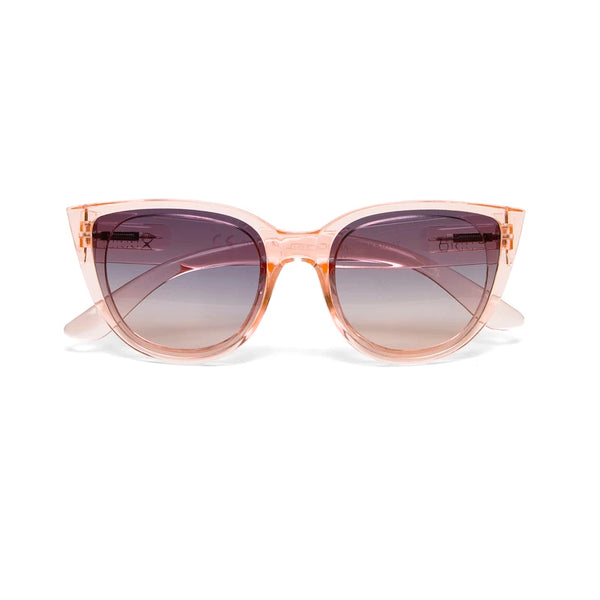 SILVIA CAT EYE SUNGLASSES - Transparent Pink