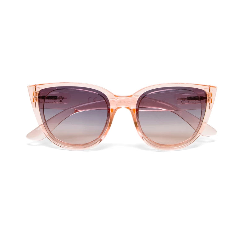 SILVIA CAT EYE SUNGLASSES - Transparent Pink