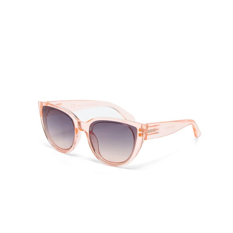 SILVIA CAT EYE SUNGLASSES - Transparent Pink