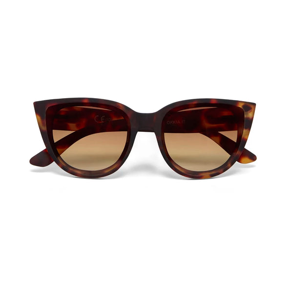 SILVIA CAT EYE SUNGLASSES - Classic Havana