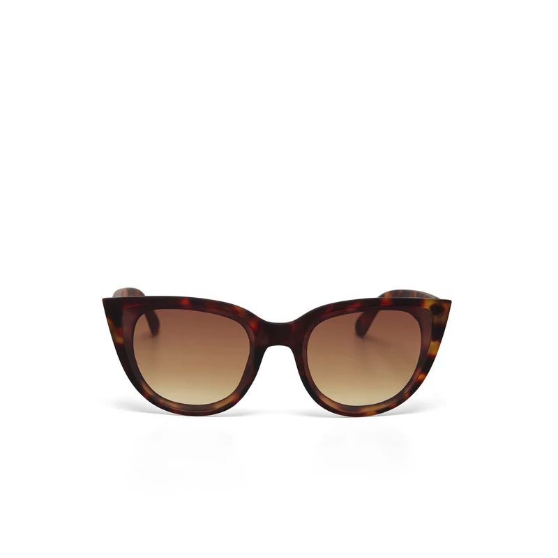 SILVIA CAT EYE SUNGLASSES - Classic Havana